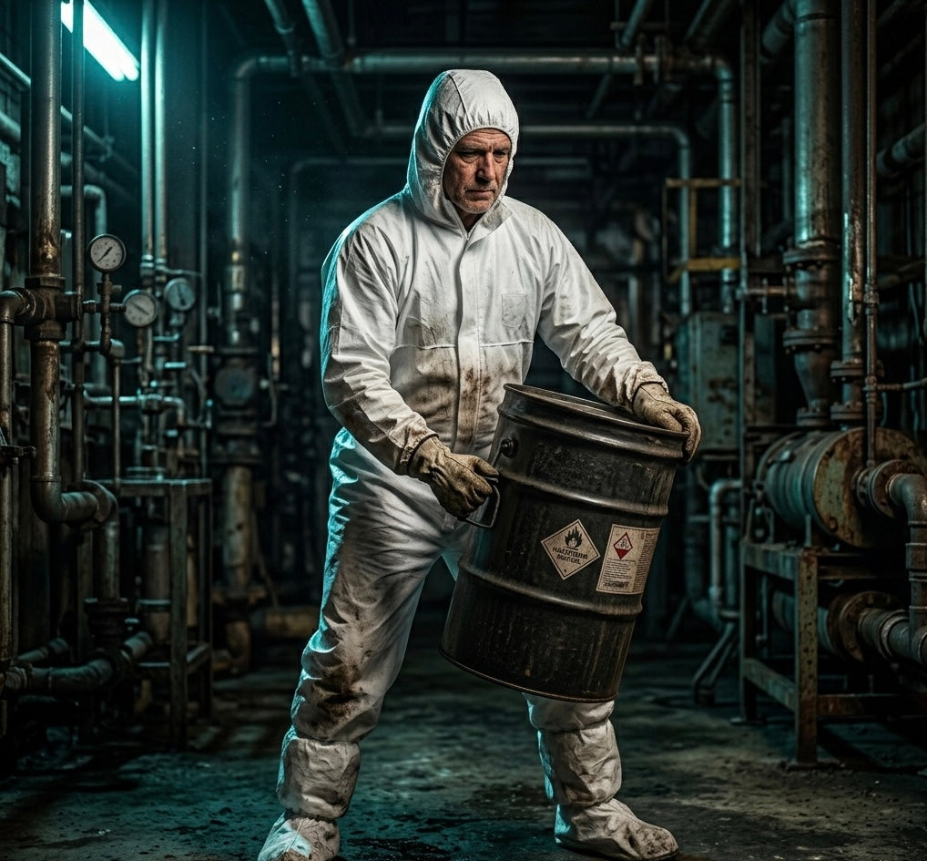 Microporous Disposable Coveralls — Attached Hood & Boots, Waterproof Protection |