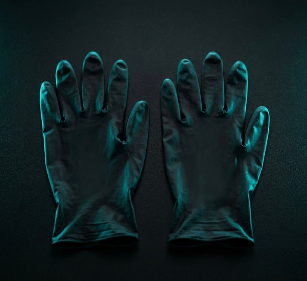 6 Mil Black Nitrile Exam Gloves — Powder-Free, FDA Compliant