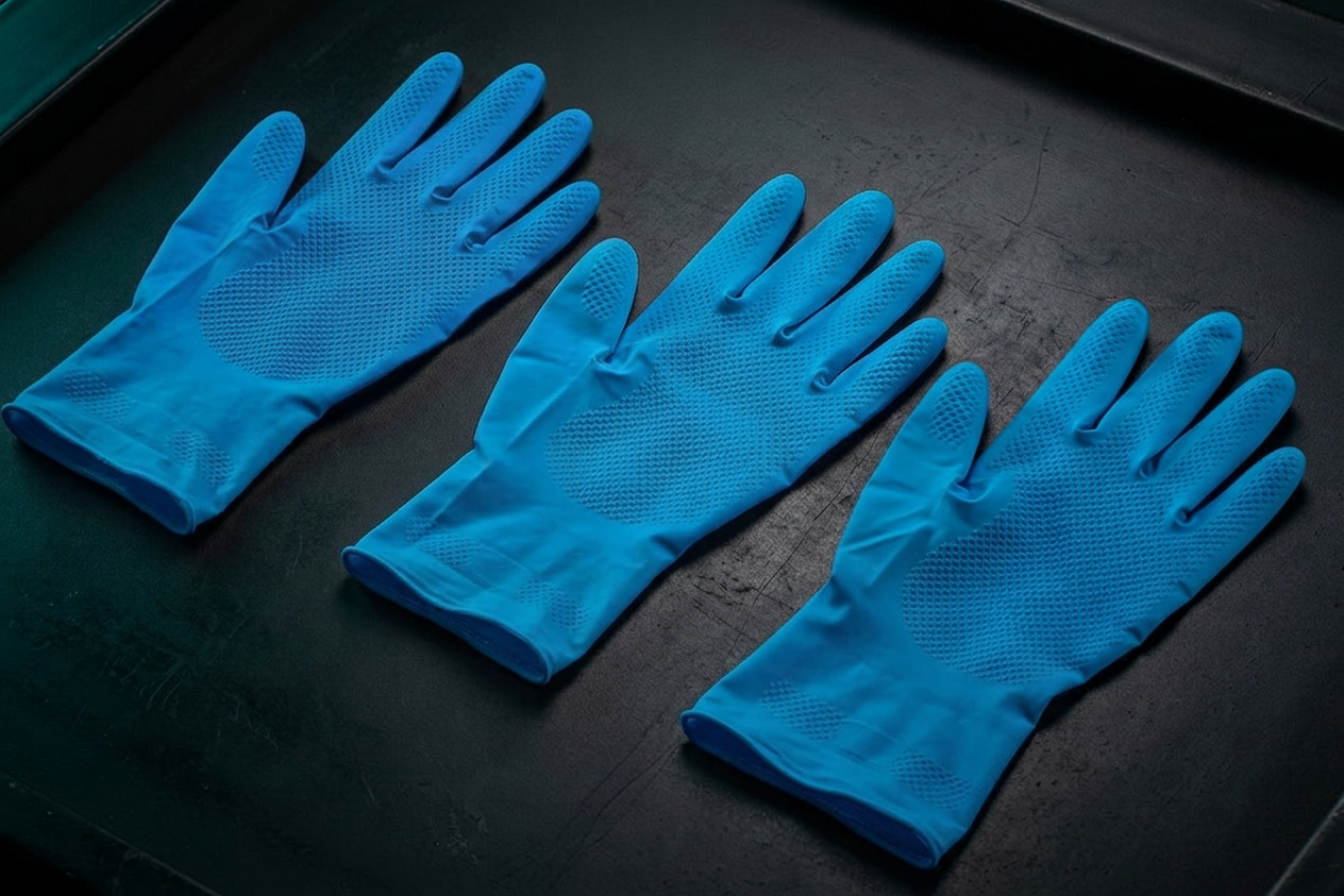 8 Mil Diamond Textured Long Cuff Nitrile Gloves — Heavy Duty Disposable | Free Shipping Bundles